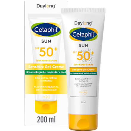 Cetaphil Daylong SPF 50+ Sensitive Gel-Creme Sonnenschutz  Cetaphil Daylong
