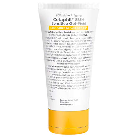 Cetaphil Daylong SPF 50+ Sensitiv Gel-Fluid Sonnenschutz Gesicht  Cetaphil Daylong