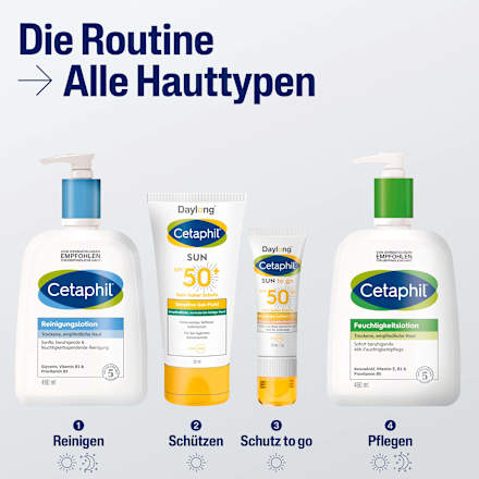 Cetaphil Daylong SPF 50+ Sensitiv Gel-Fluid Sonnenschutz Gesicht  Cetaphil Daylong