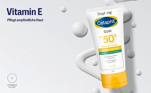 Cetaphil Daylong SPF 50+ Sensitiv Gel-Fluid Sonnenschutz Gesicht  Cetaphil Daylong
