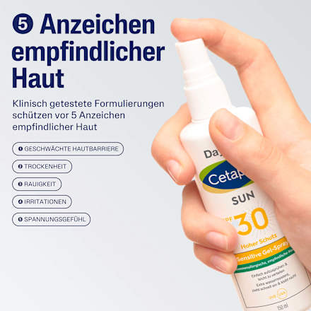 Cetaphil Daylong SUN Lichtschutzfaktor 30 Sensitive Gel-Spray Cetaphil Daylong