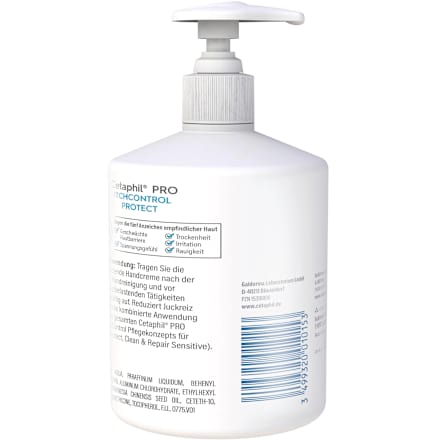 Cetaphil Pro Itchcontrol Protect Schützende Handcreme mit Spender  Cetaphil