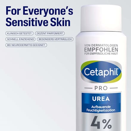 Cetaphil Pro Urea 4% Feuchtigkeitslotion  Cetaphil