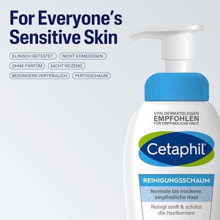 Cetaphil Reinigungsschaum normale bis trockene Haut Cetaphil