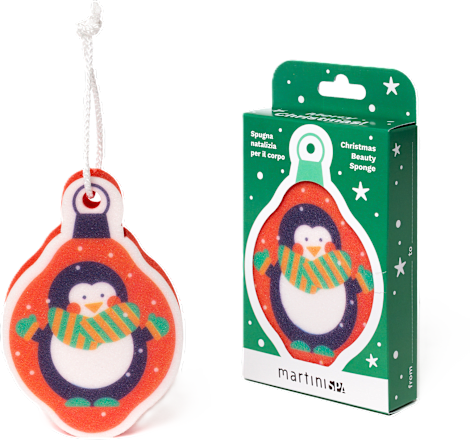 Spugna natalizia per il corpo assort. martini SPA