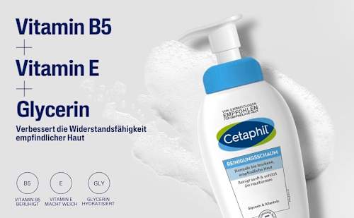 Cetaphil Reinigungsschaum normale bis trockene Haut Cetaphil