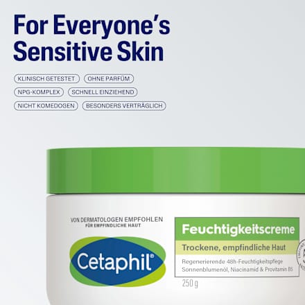 Cetaphil Feuchtigkeitscreme für trockene, empfindliche Haut Cetaphil