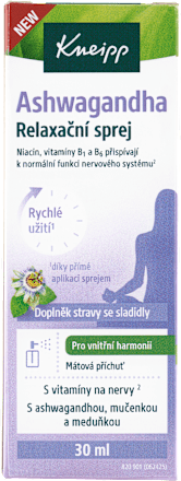 relaxační sprej Ashwagandha Kneipp