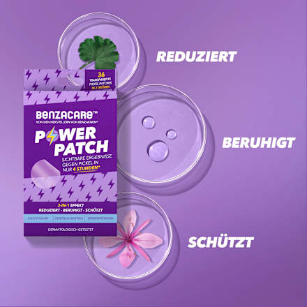 Benzacare Power Patch gegen Pickel BENZACARE