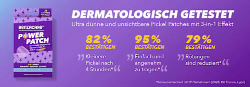 Benzacare Power Patch gegen Pickel BENZACARE