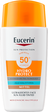 Eucerin Sun Protection Hydro Protect Face Sun Fluid Tinted LSF 50+ Mittel  Eucerin