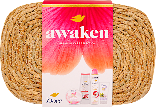 Awaken ajándékcsomag bambuszkosárban Dove