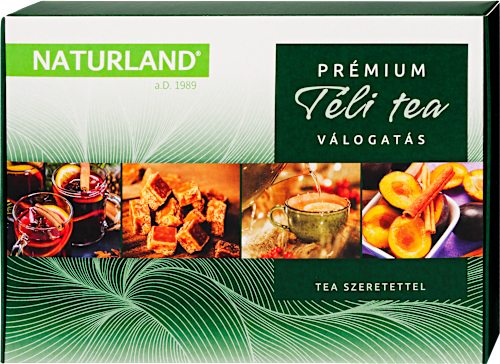 Díszdobozos teaválogatás, Prémium téli tea, 30 db filter NATURLAND