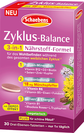 Tabletten Zyklus Balance Schaebens