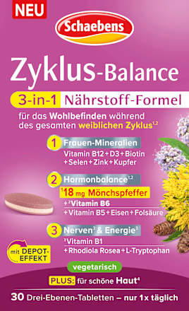 Tabletten Zyklus Balance Schaebens