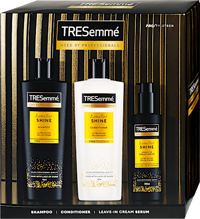 Sampon, balzsam és hajszérum, Lamellar shine ajándékcsomag TRESemmé