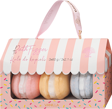 Macaron fürdőbomba ajándékcsomag aurora KOZMETIKA