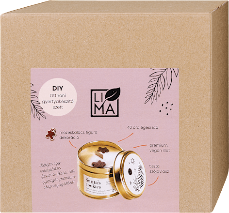 Karácsonyi gyertyakészítő szett ajándékcsomag lima