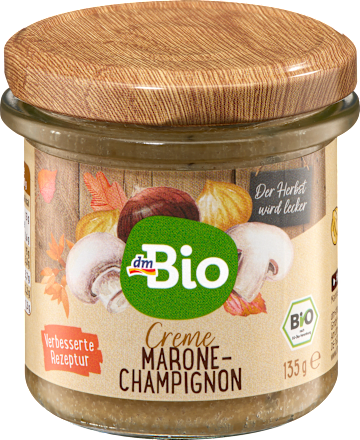 Crema di marroni e funghi champignon bio dmBio