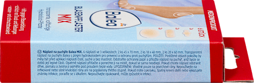 Transparentné náplasti na otlaky Mix Balea