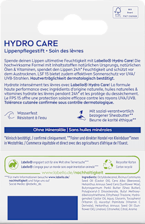 Lippenpflege Hydro Care LSF 15 Labello