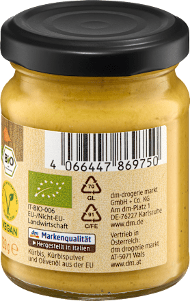Bio omaka pesto z bučo dmBio