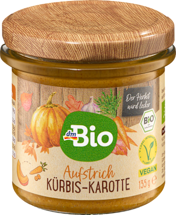 Brotaufstrich, Kürbis Karotte dmBio