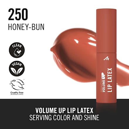 Lippenstift Volume Up Lip Latex 250 Honey-Bun MANHATTAN Cosmetics