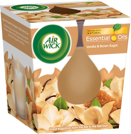 Essential Oils svíčka Vanilka a karamel AIR WICK