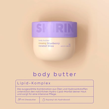 Körperbutter Blueberry Caramel Bliss SHIRIN BEAUTY
