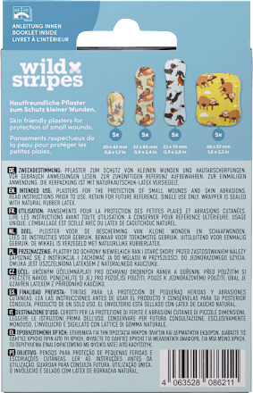 Pflaster Kids Sensitive Cute Animals Wild Stripes