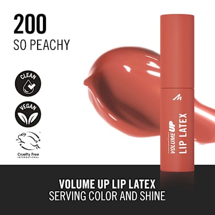 Lippenstift Volume Up Lip Latex 200 So Peachy MANHATTAN Cosmetics