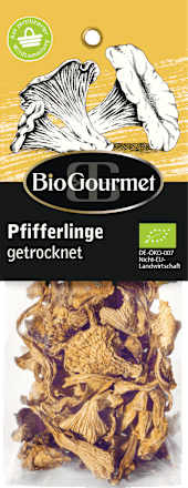 Pilze Pfifferlinge getrocknet BioGourmet