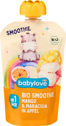 Quetschie Smoothie Mango & Maracuja in Apfel, ab 1 Jahr babylove