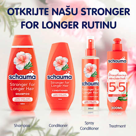 Stronger for Longer Hair šampon za kosu schauma