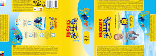 Schwimmwindeln, Gr. 2-3 (3-8 kg) Huggies Little Swimmers