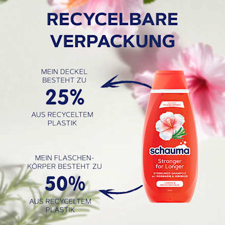 Shampoo Stronger for Longer schauma