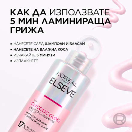 Грижа за коса Glycolic Gloss L'ORÉAL PARiS ELSEVE