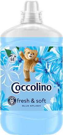 fresh & soft omekšivač za rublje Blue Splash – koncentrat, 68 pranja Coccolino