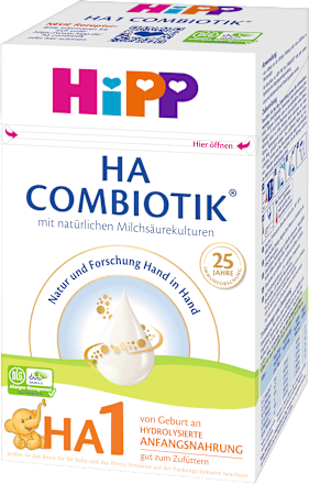 HA Combiotik 1 – početna mliječna hrana za dojenčad HiPP