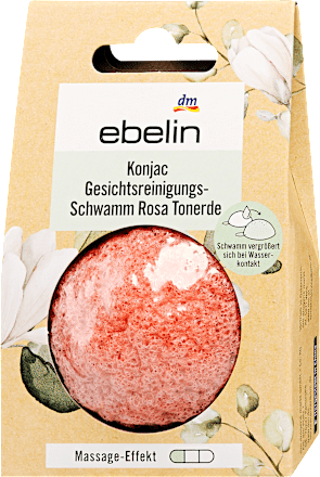 Spužvica za čišćenje lica – konjac korijen, više vrsta ebelin