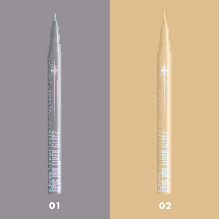 Eyeliner Bridgerton Epic Ink Liner Glitz 01 Silber NYX PROFESSIONAL MAKEUP