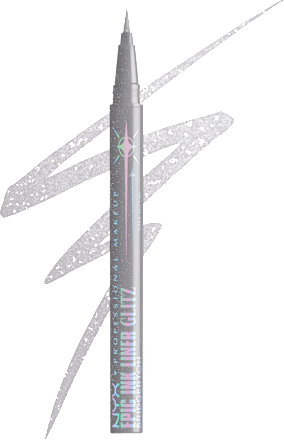 Eyeliner Bridgerton Epic Ink Liner Glitz 01 Silber NYX PROFESSIONAL MAKEUP