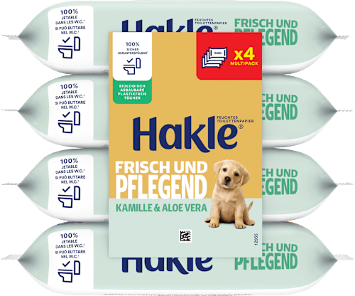 Feuchtes Toilettenpapier Pflegende Sauberkeit Multipack Hakle