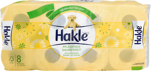 Toilettenpapier Pflegende Sauberkeit 3-lagig Hakle