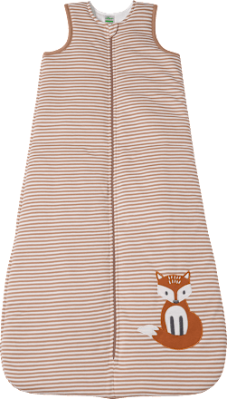 Schlafsack 3 TOG mit Fuchs-Applikation, braun, 130 cm ALANA