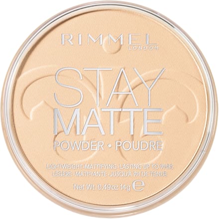 Kőpúder Stay Matte, Transparent 001 RIMMEL LONDON