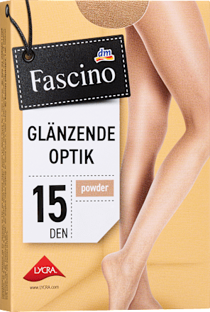 Strumpfhose glänzend powder 15 DEN, Gr. 42/44 Fascino