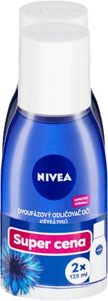 dvoufázový odličovač očí a make-upu 2x125ml NIVEA