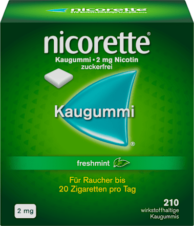nicorette Kaugummi 2 mg Nicotin freshmint nicorette